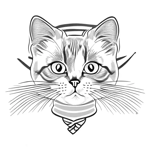 Small Grey And White Cat