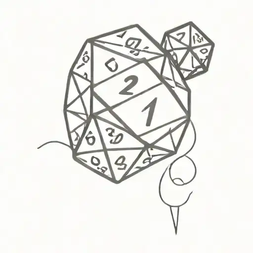 Two D20 Dice One Roll Number One Second One Roll Number Twenty