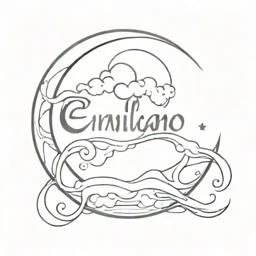 Moon With The Name Of Emiliano