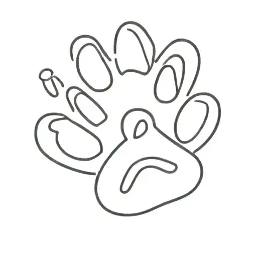 Dog Paw Prints