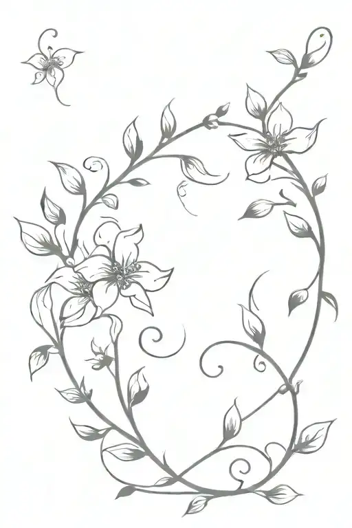 Floral Vine Wrap My Arms