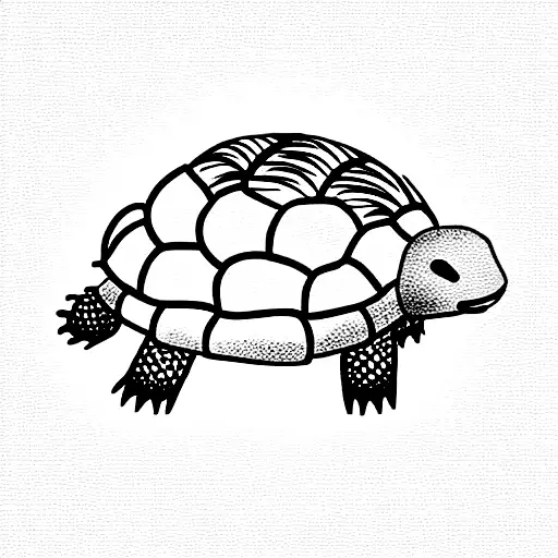 Porcupine With Turtle