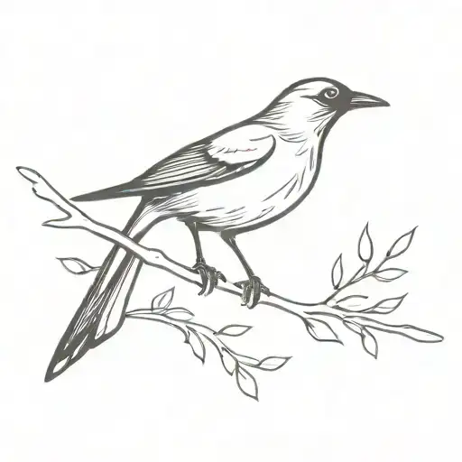 Black Bird Silhuette