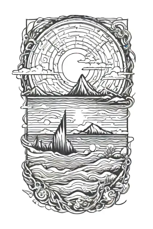 Sunrise After A Deathly Battle Scene