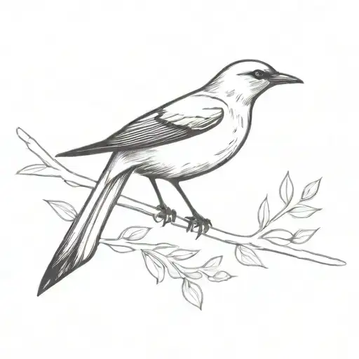 Black Bird Silhuette