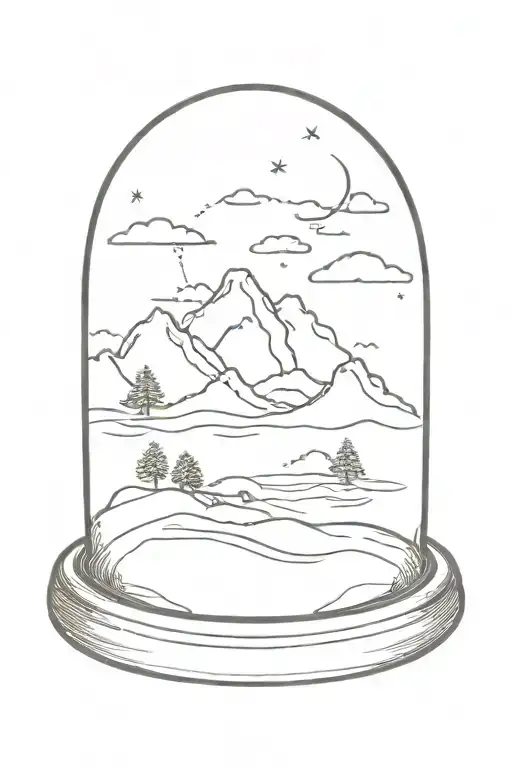 Snow On The Beach Snow Globe