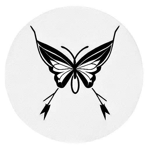 Arrow With Butterfly