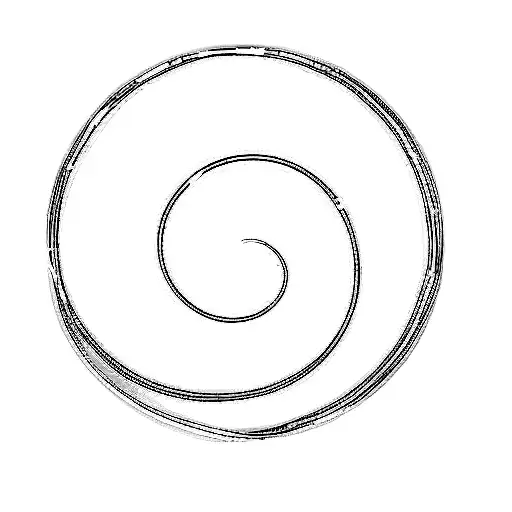 A Spiral On A Black Background