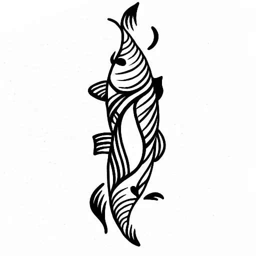 Pisces Small Tattoo For Forearm