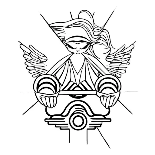 Angel And Demond Fine Line