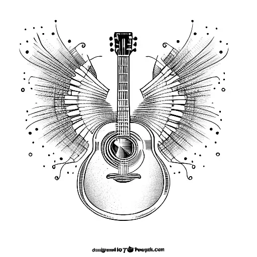 An Acoustic Guitar