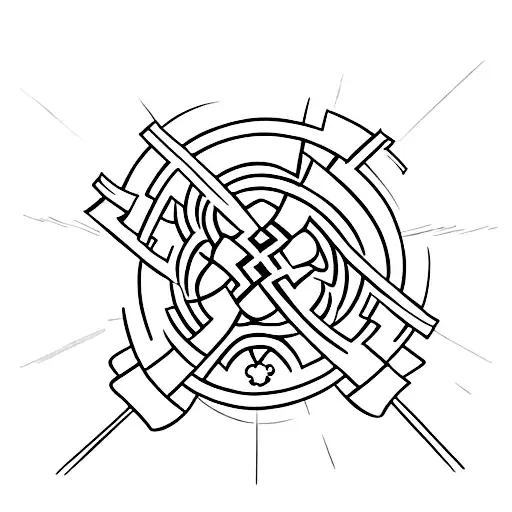 Four Leaf Clover With Greek Flag On Top And Irish Flag On Bottom