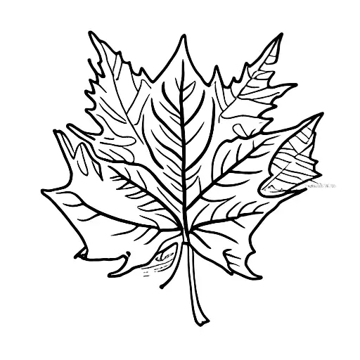 Maple Leaf And Dragon