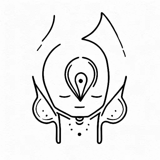 A Baby With Alien Head