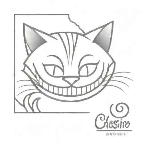 Cheshire Cat Smile Wide Composition