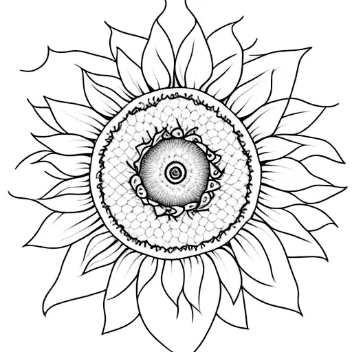 Text 'Fix You' With A Sunflower Growing Out Of It