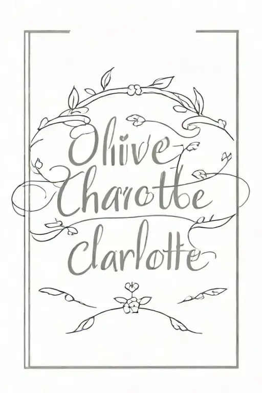 Oliver And Charlotte Kids Names