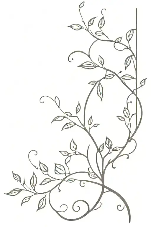 Script And Vines Stretching