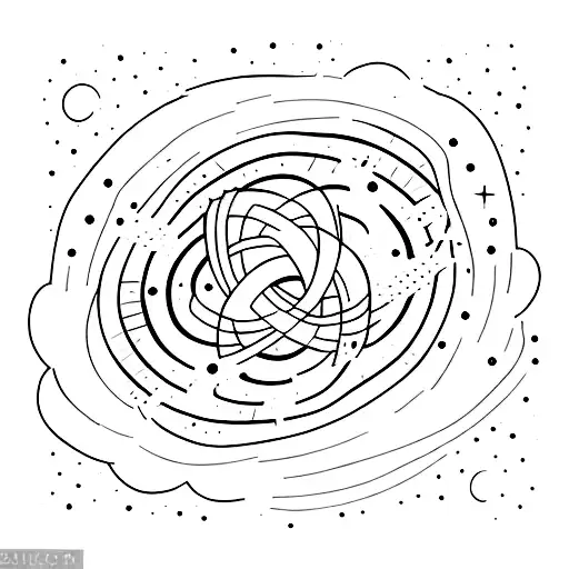 Galaxy With A Black Hole At The Center