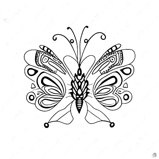 Butterfly With Semicolon