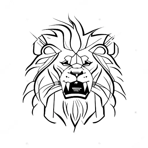 Lion Wearing A Suit And Holding A Suitcase