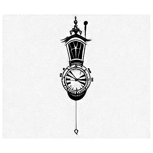 Warped Grandfather Clock