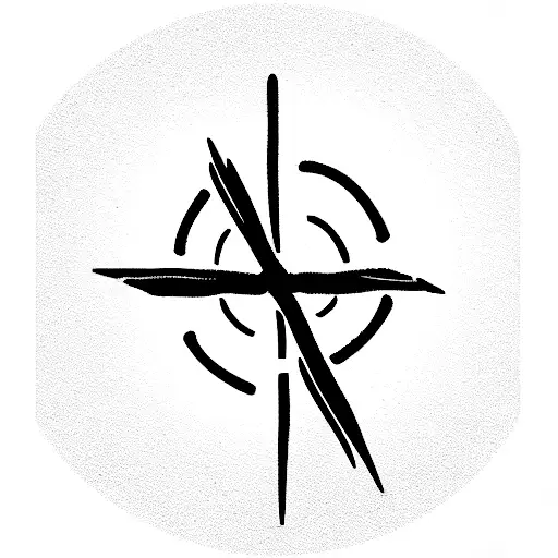 Christian Cross With Thorns