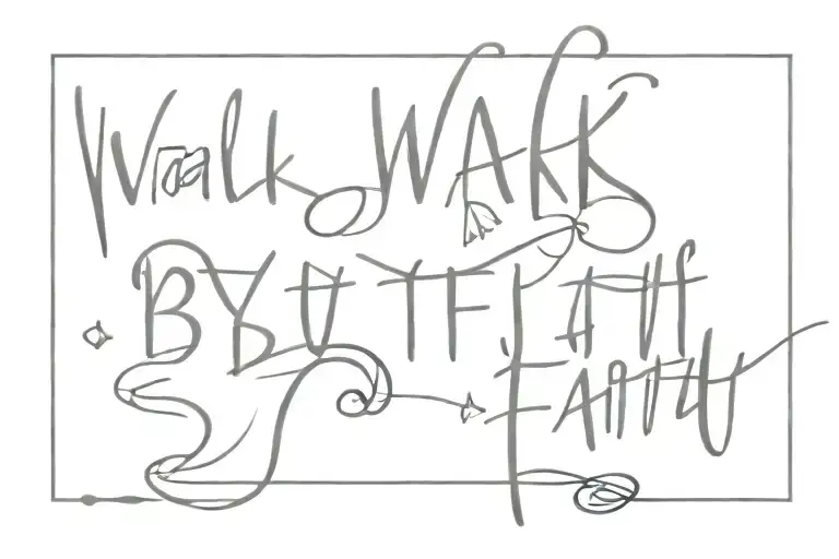 Walk By Faith Written