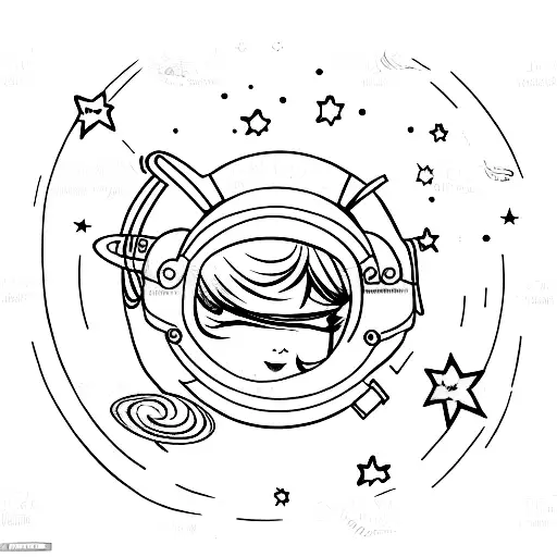 Baby Girl In Space