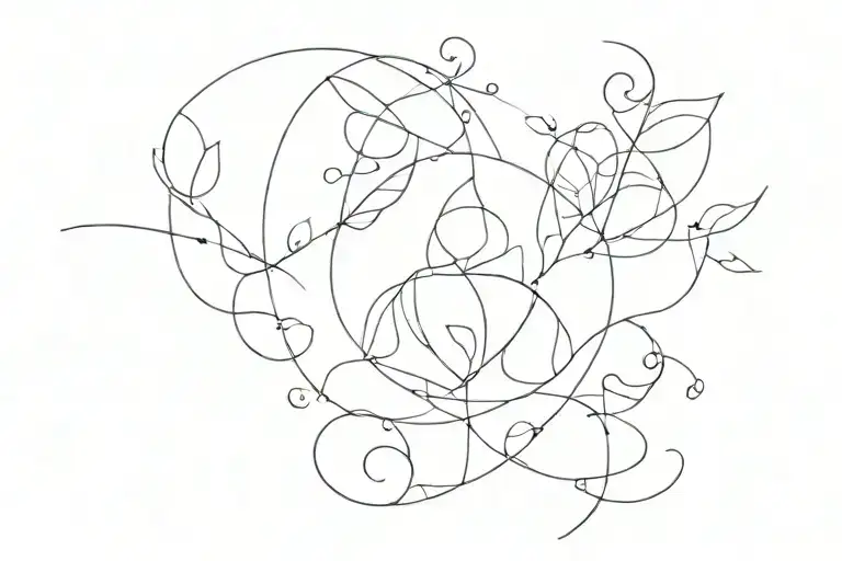 Fine Line Tatto That Shows About Being Brave And Strong