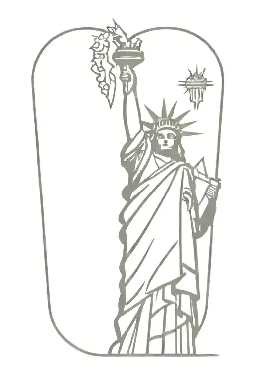 Sad Statue Of Liberty