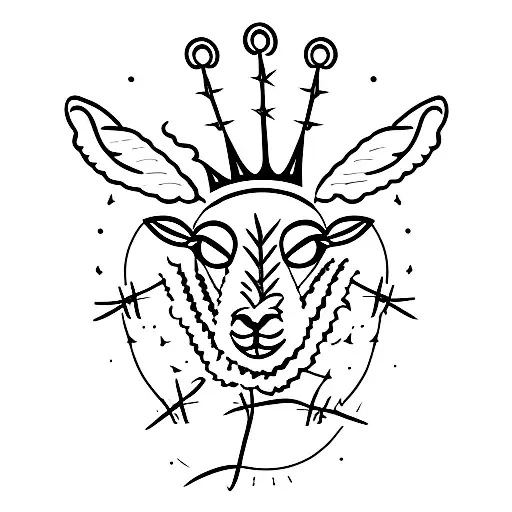 Lamb With Crown Of Thorns