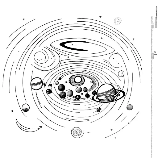 Solar System In Line