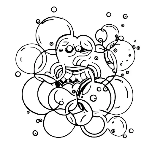 I Want A Hip Tattoo Of Bubbles And I Want To Use My Existing Tattoos To Fill The Bubbles