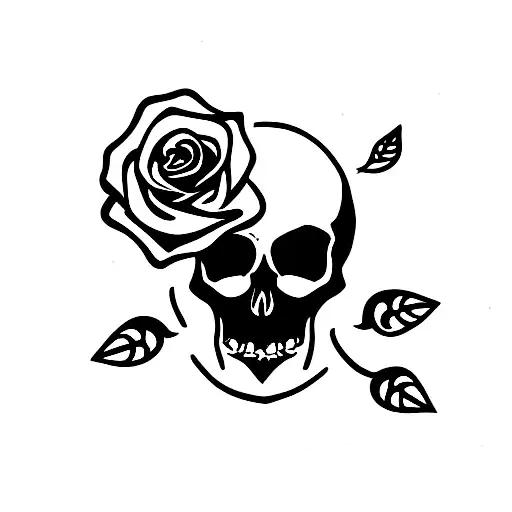 Skull And Roses