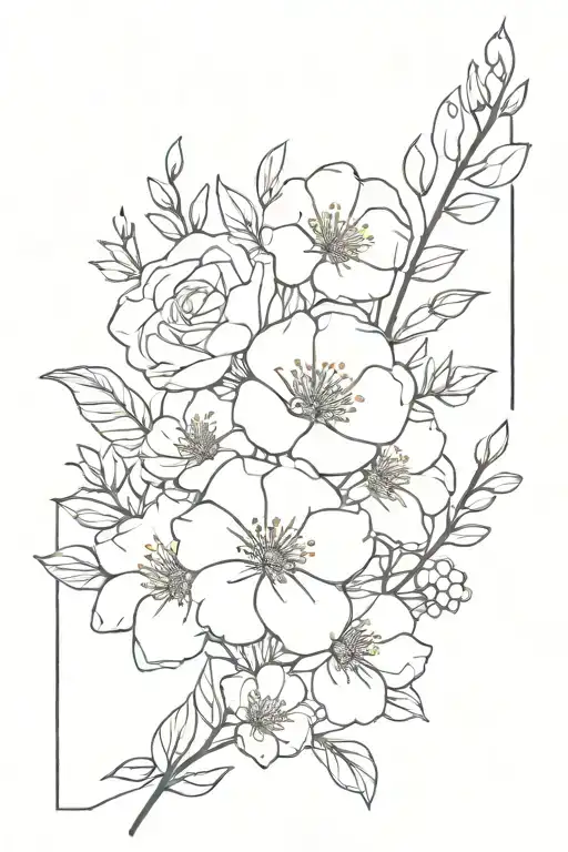 Birth Flower Bouquet