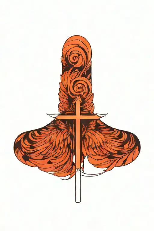 Cross With Wings