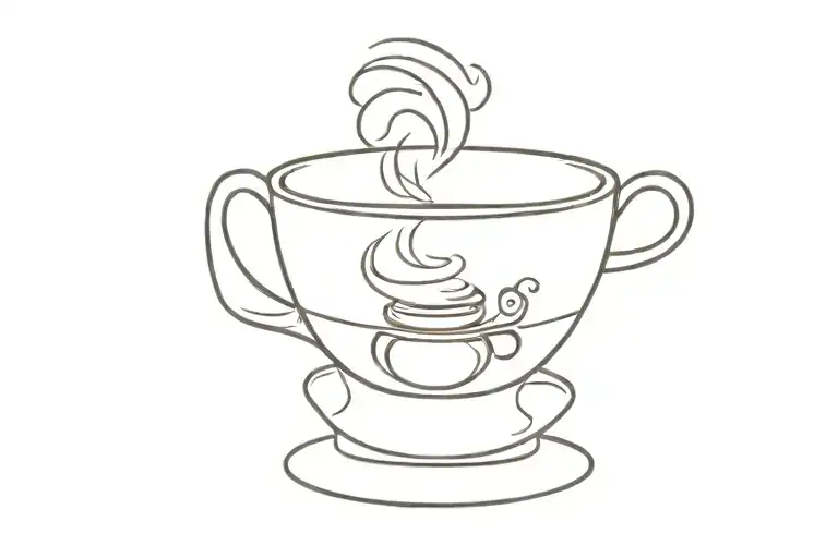 Italian Espresso Coffee Cup