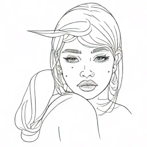 Sad Girl Who Continues To Love