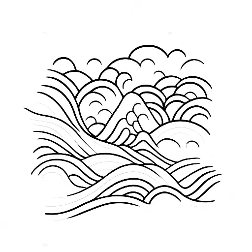 Ocean Wave On Shoulder