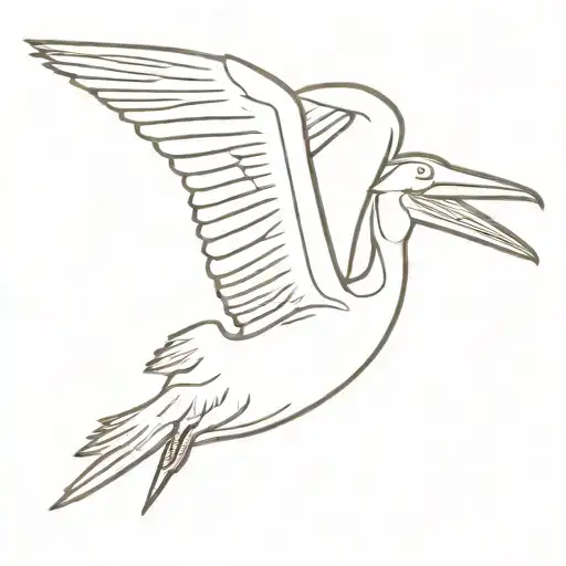 Pelican Flying Fine Line