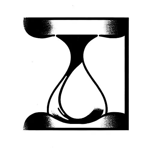 Hourglass With A Quote