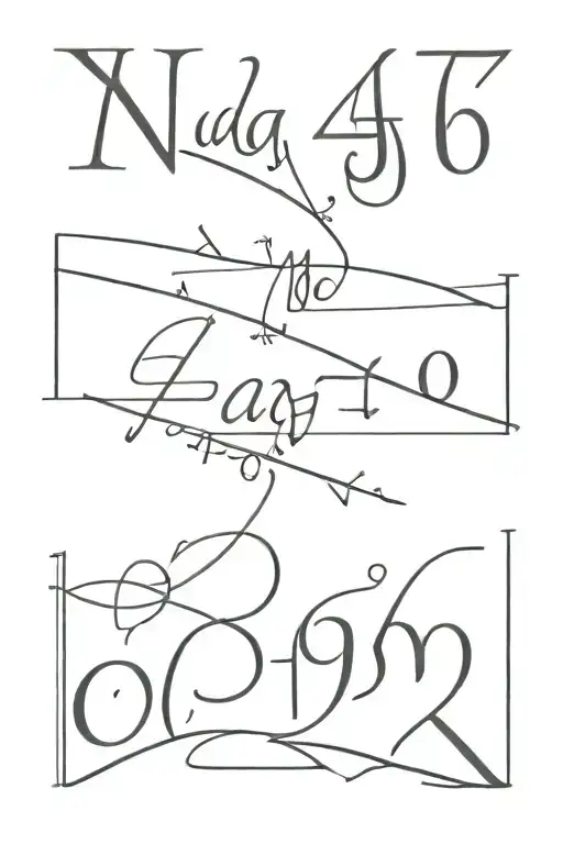 August 4 1946 Roman Numerals And Jeannie Kramer In Cursive