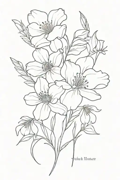 January March And August Birth Flowers