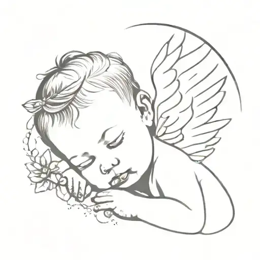 Baby Angle With Wings
