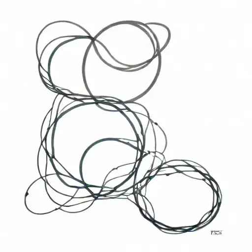 4 Circles Intertwined With Word 'Tas'