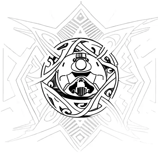 A Unique Twist On The Star Wars Logo Incorporating Elements From Naruto