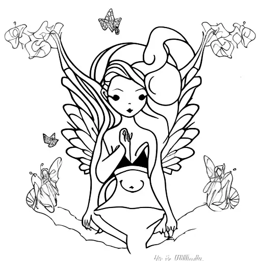 Fairy Filled All Black