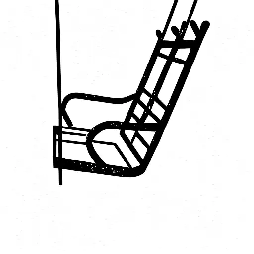 Abstract Porch Swing