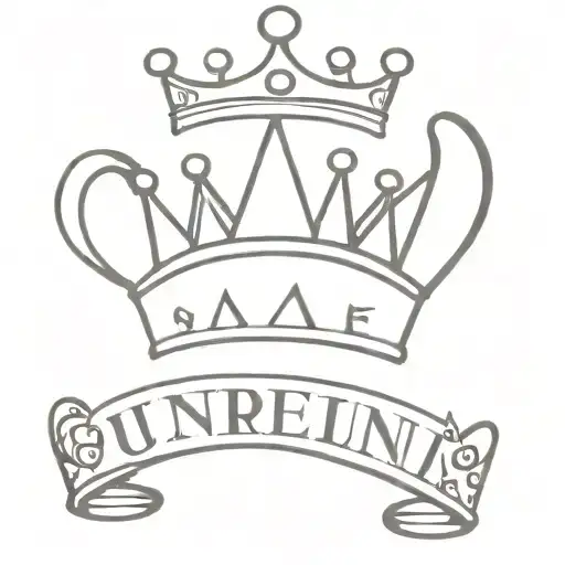 Queen Crown With Quinn Name In The Bottom
